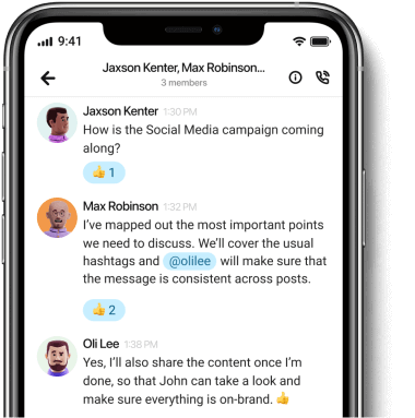 Comienza a chatear en la app de chat iOS