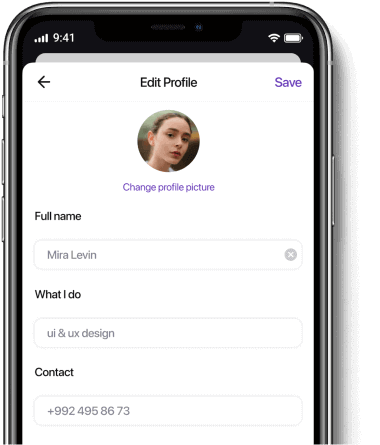 Configurar perfil no aplicativo de bate-papo do iOS