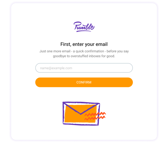 Create Pumble account - log in