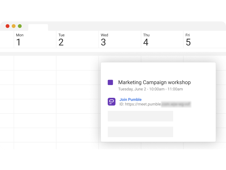 Crea una reunión desde Calendario